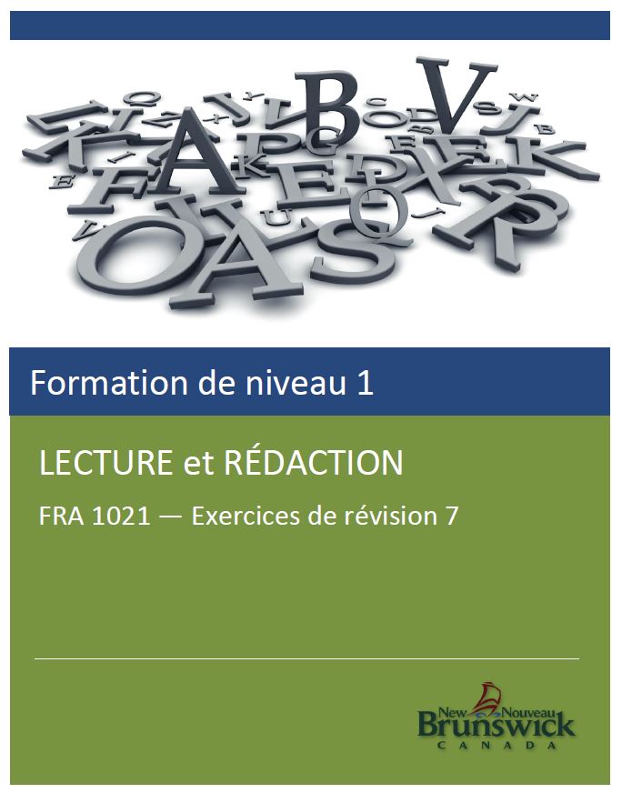 FDN1 FRA 1021 – Exercices de révision 7