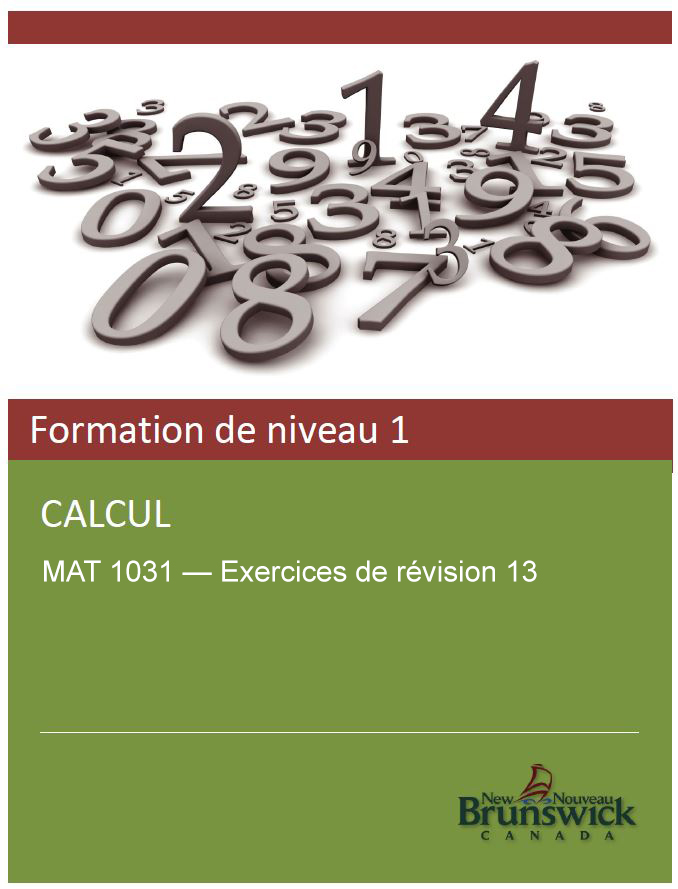 FDN1 MAT 1031 – Exercices de révision 13