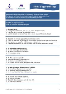 thumbnail of Styles d’apprentissage