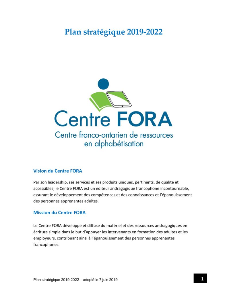 thumbnail of Plan stratégique_FINAL_2