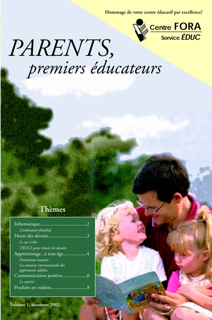 Parents, premiers éducateurs — Volume 01