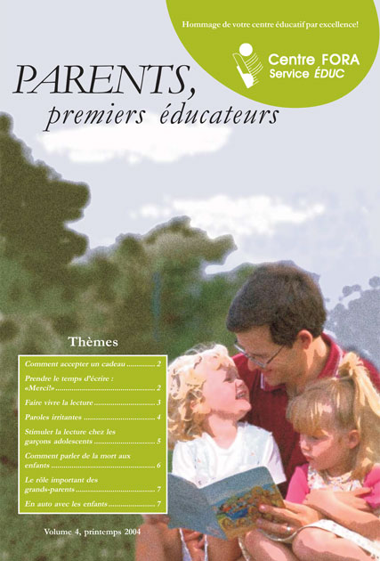 Parents, premiers éducateurs — Volume 04